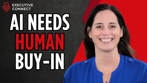 Executive Connect podcast episode featuring Evaila founder Emily Lewis-Pinnell: AI Needs Human Buy-In