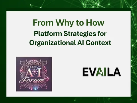 Platform Strategies for Organizational AI Context