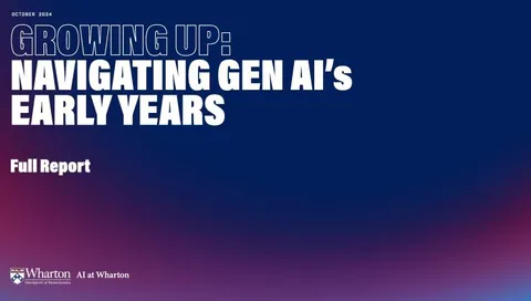 Wharton's 2024 AI Report: Immature AI Adoption